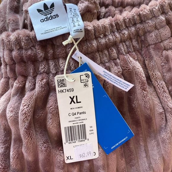 New Adidas Wonder Oxide drawstring XL Adicolor Contempo 3D jogger pant w/pockets - Picture 6 of 6